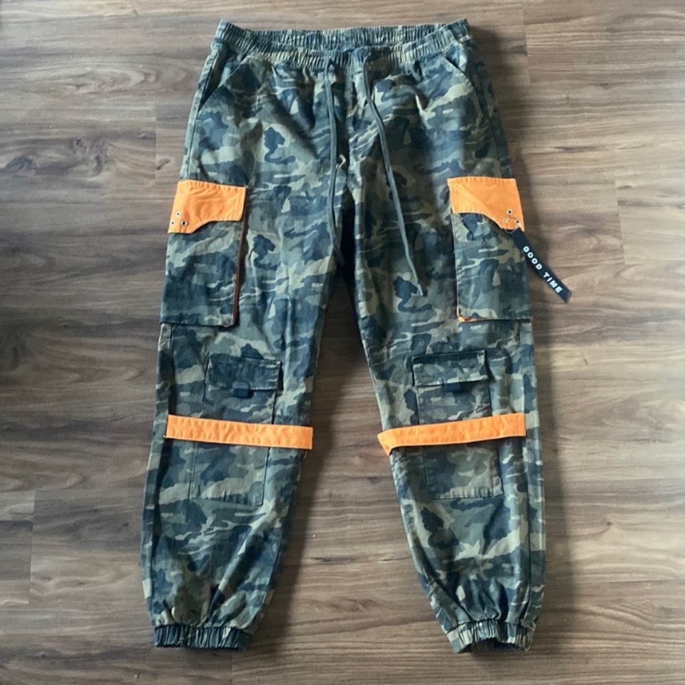 FashionNova Stretch Camouflage Cargo Pants